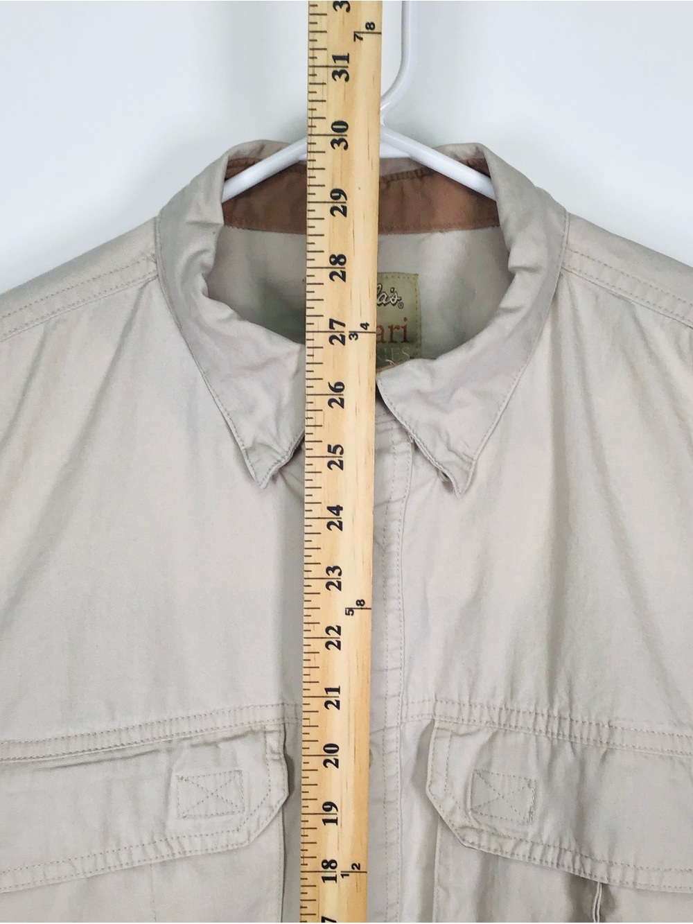 Cabela’s Safari Series men’s long sleeve button down safari shirt large - Picture 11 of 13